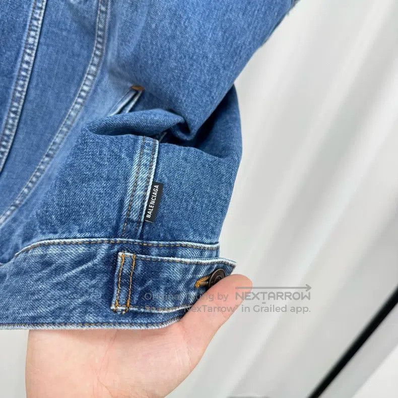 Balenciaga Balenciaga Oversized Washed Denim Vest Size US S / EU 44-46 / 1 - 5 Thumbnail