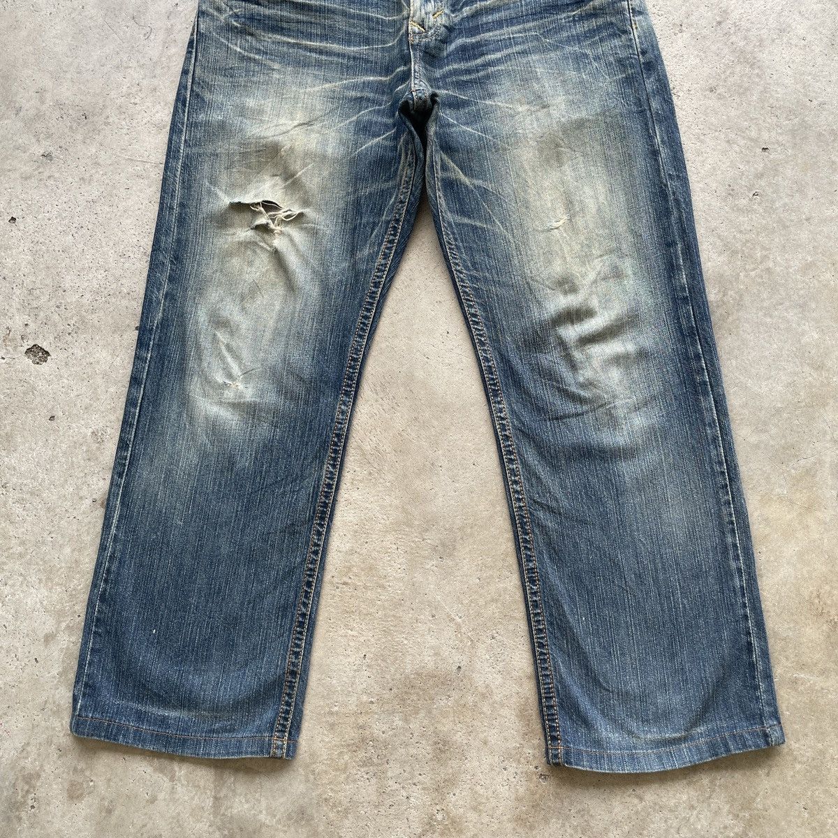 Edwin Vintage Edwin Rusty Denim Faded Distressed Jeans Pants W32 Size US 32 / EU 48 - 5 Thumbnail