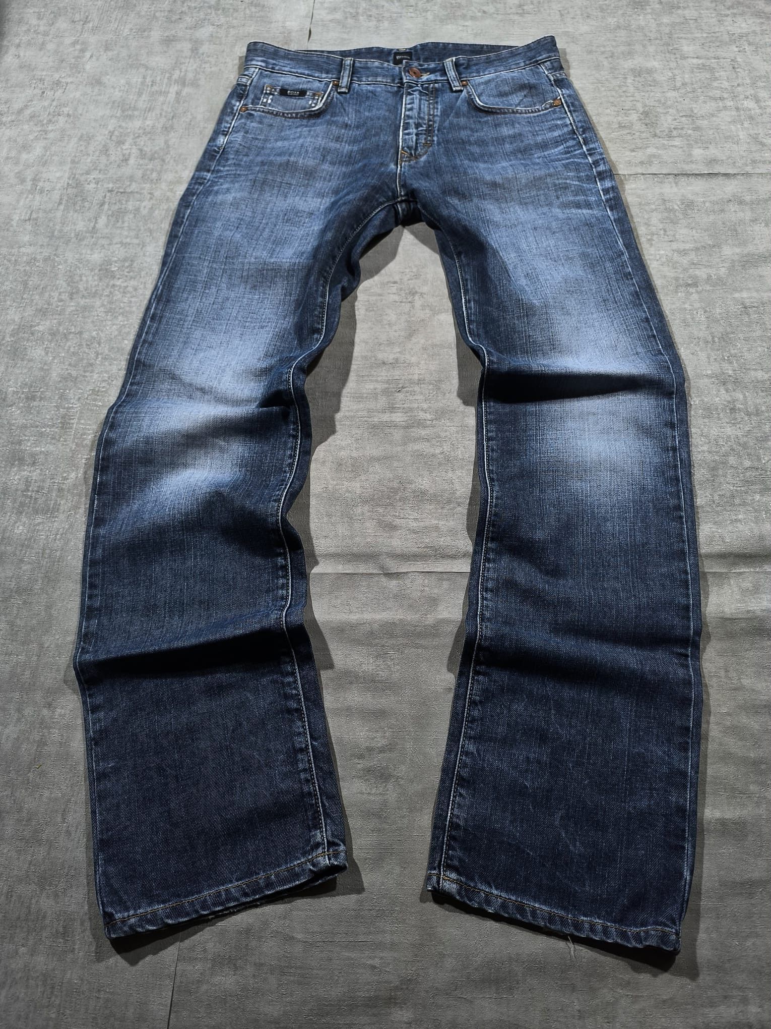 Hugo Boss boss faded distressed jeans rick owens balenciaga Size US 33 - 1 Thumbnail