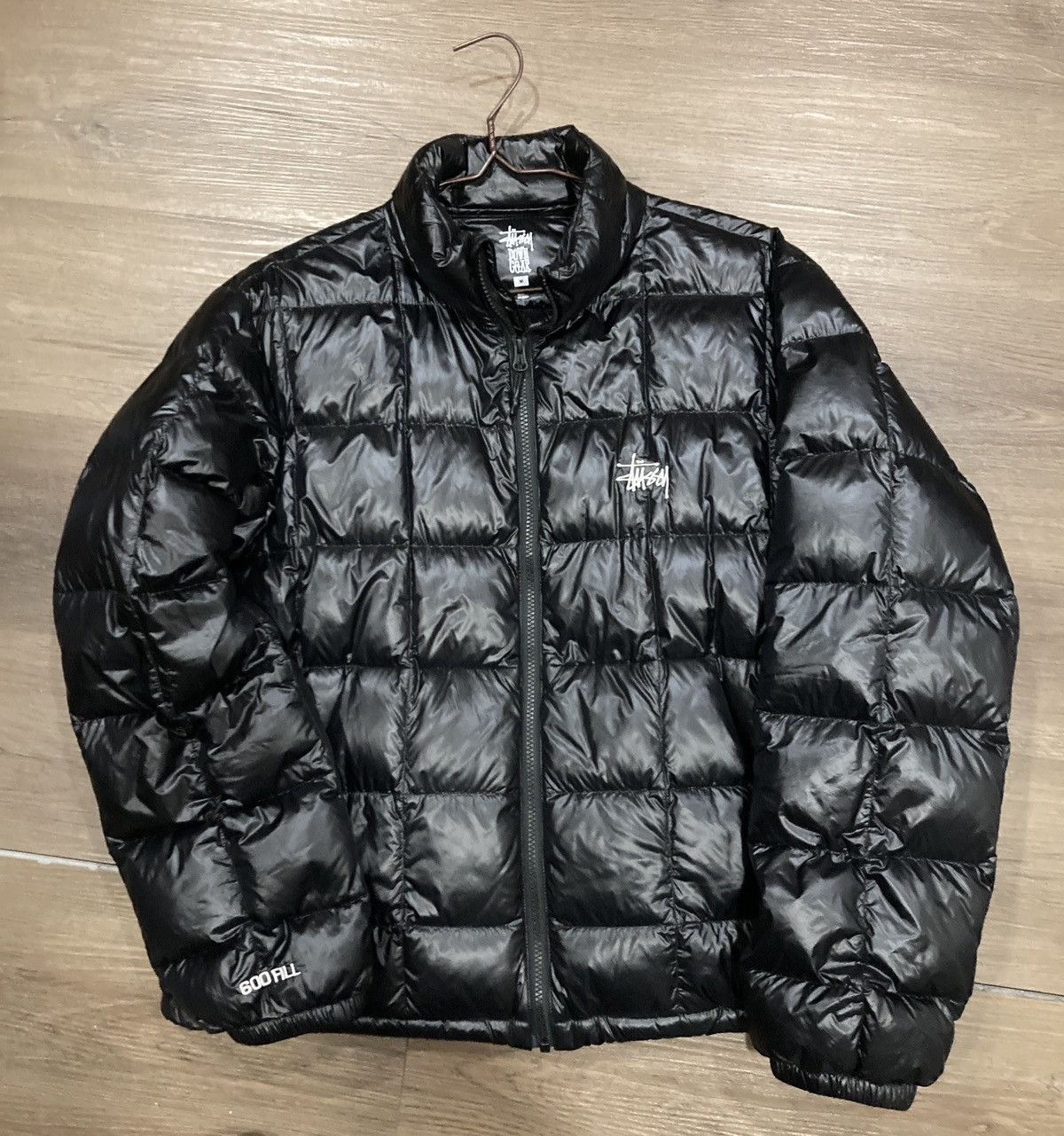 Stussy Stüssy 600-Fill Down Puffer Jacket - Black Size US M / EU 48-50 / 2 - 1 Thumbnail