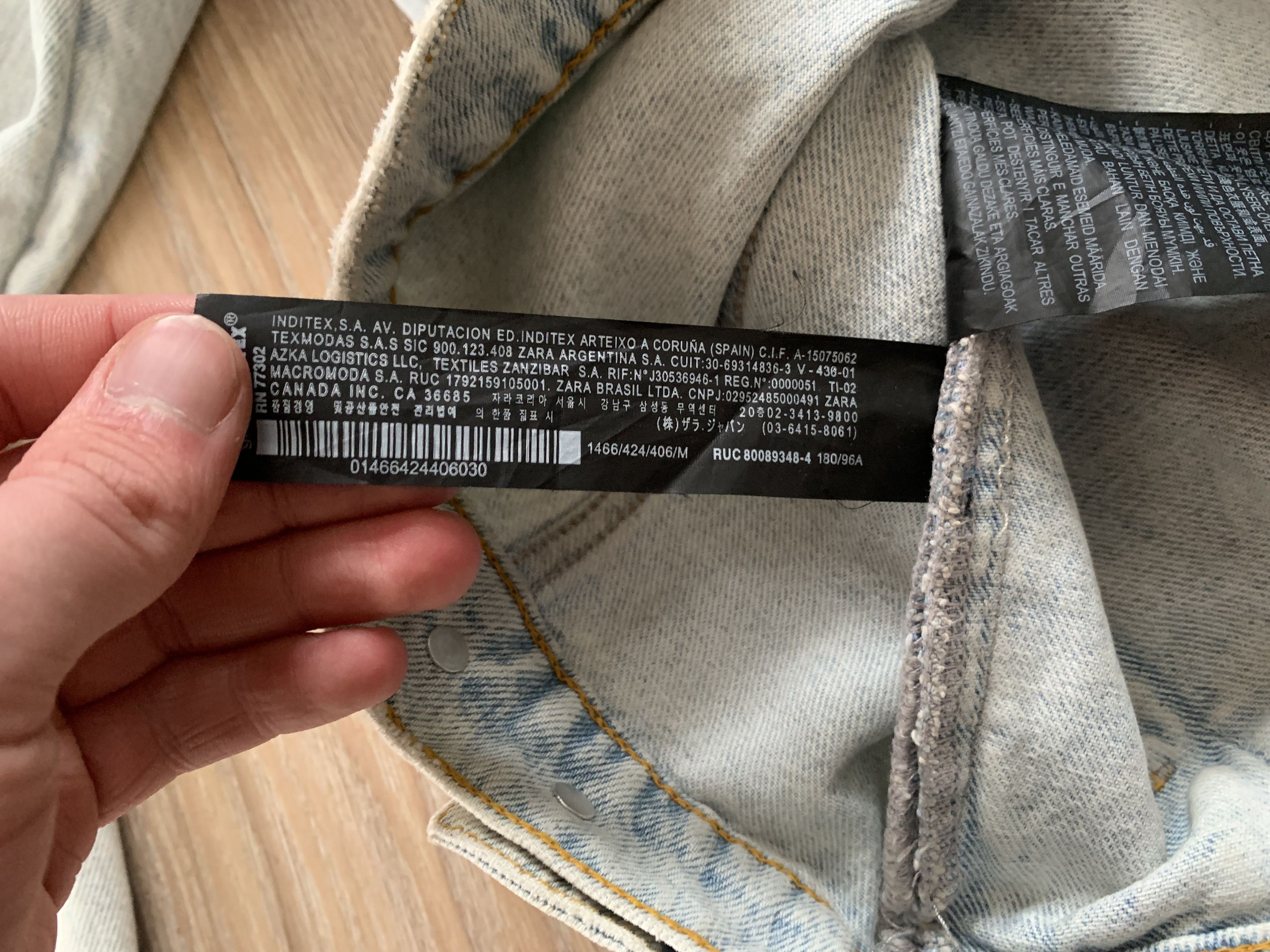Zara ZARA Painted Graffiti Art Distressed Denim Jacket Size US M / EU 48-50 / 2 - 9 Thumbnail