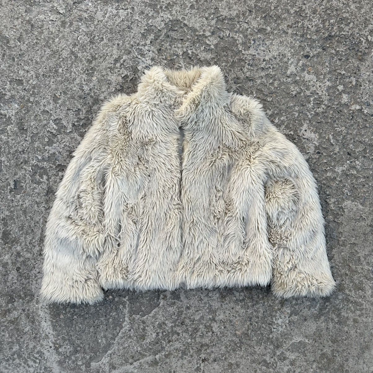 20471120 × Grunt Style × Y/Project Vintage Gharani Strok Fur Coat Jacket Y2K 00s USA Grunge Size L / US 10 / IT 46 - 2 Thumbnail