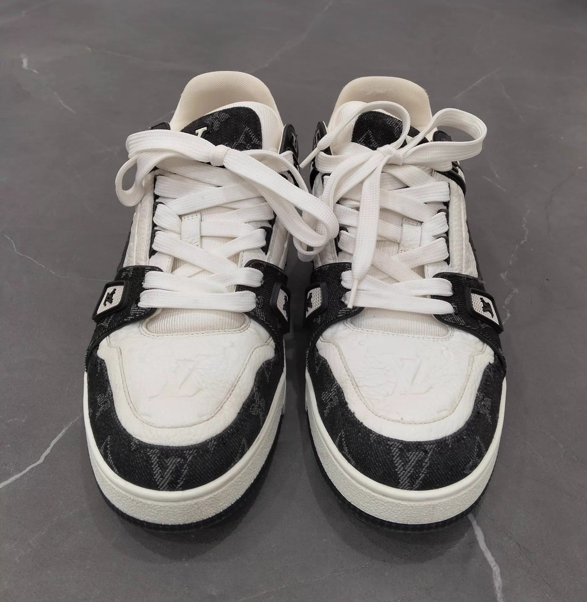 Louis Vuitton Louis Vuitton Trainer Panda Men's 41.5 Size US 8.5 / EU 41-42 - 4 Thumbnail