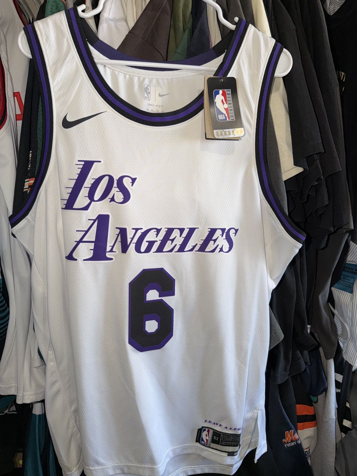 Nike LeBron James Lakers City Edition Jersey Size US XL / EU 56 / 4 - 1 Thumbnail