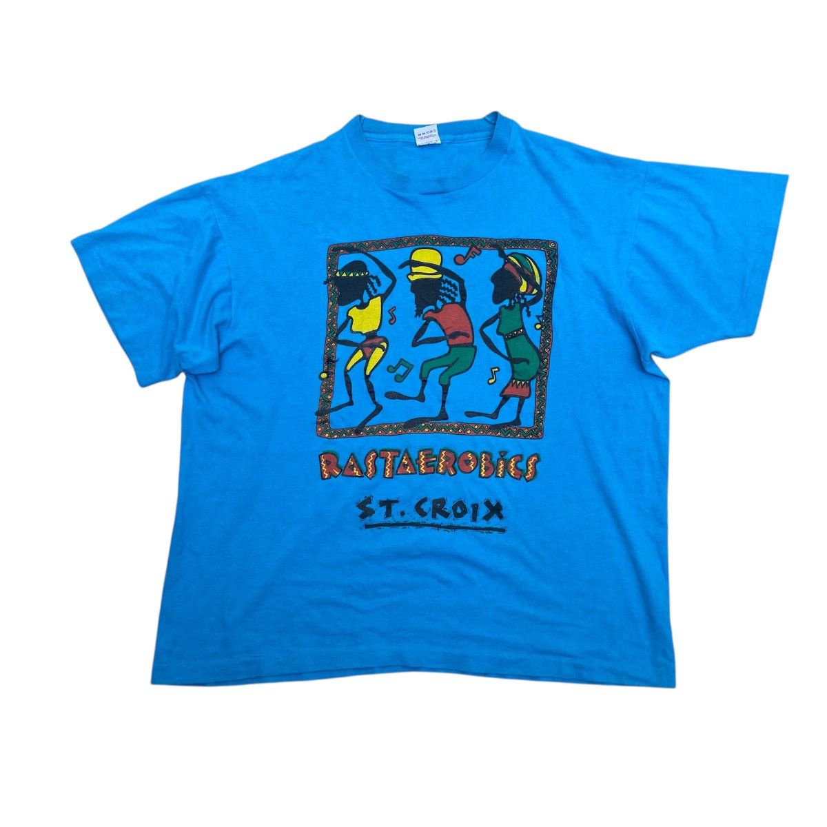 Other rastaerobics vintage tee Size US XL / EU 56 / 4 - 1 Thumbnail