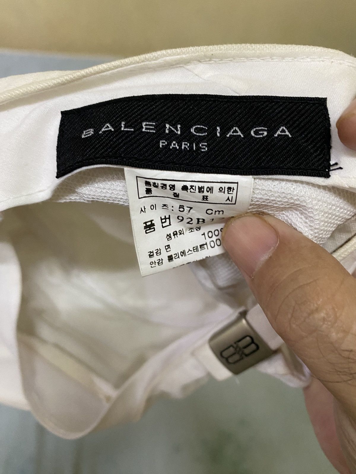 Balenciaga × Vintage Vintage Balenciaga Sport Round Cap Buckle Strap Size ONE SIZE - 7 Thumbnail