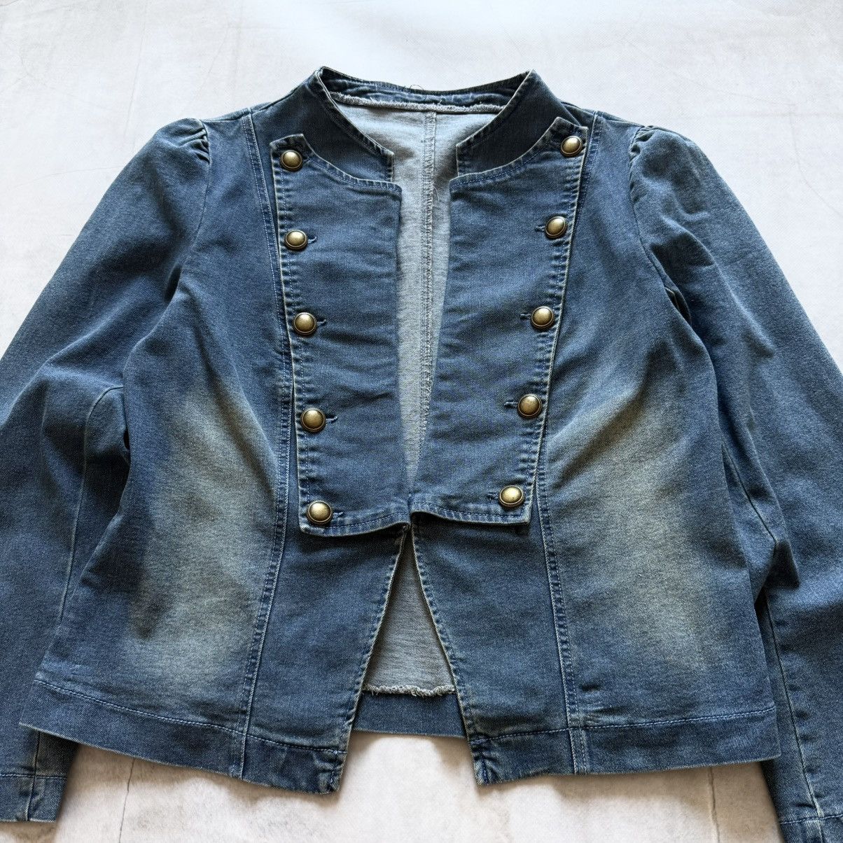 Hysteric Glamour × Undercover 00s Napoleon Military Jacket Vintage Coat PPFM Balmain Vibe Size L / US 10 / IT 46 - 2 Thumbnail