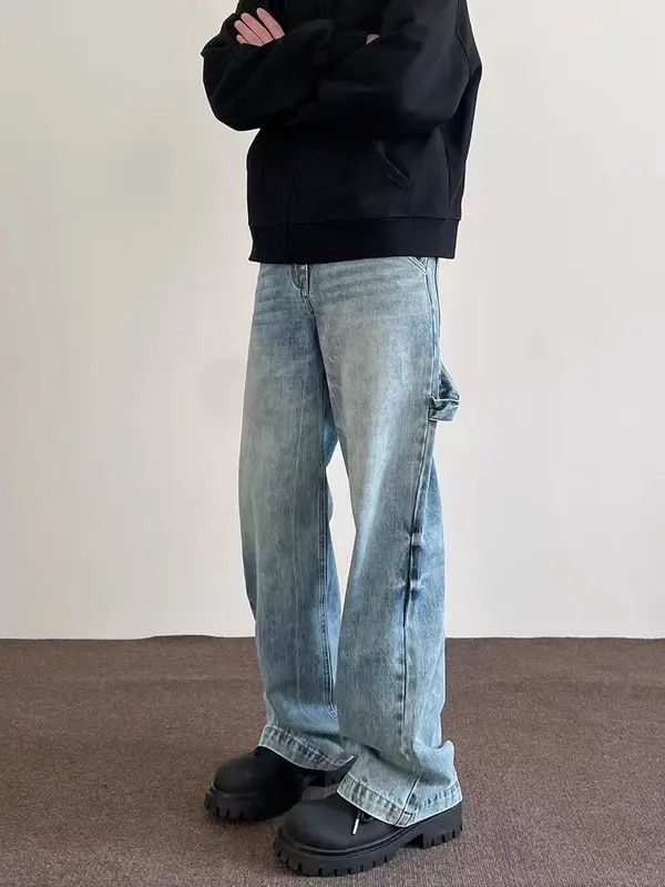 VIBE High street multi-pocket cut bootcut work jeans Size US 32 / EU 48 - 7 Thumbnail
