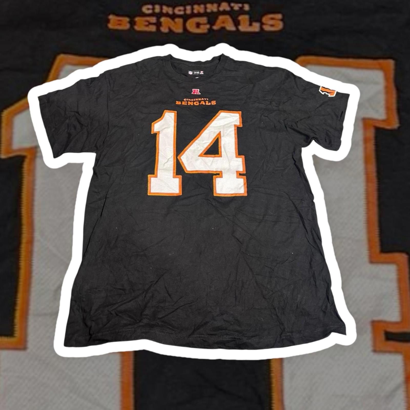 Designer Cincinnati Bengals Andy Dalton #14 T-Shirt Size US XL / EU 56 / 4 - 1 Thumbnail
