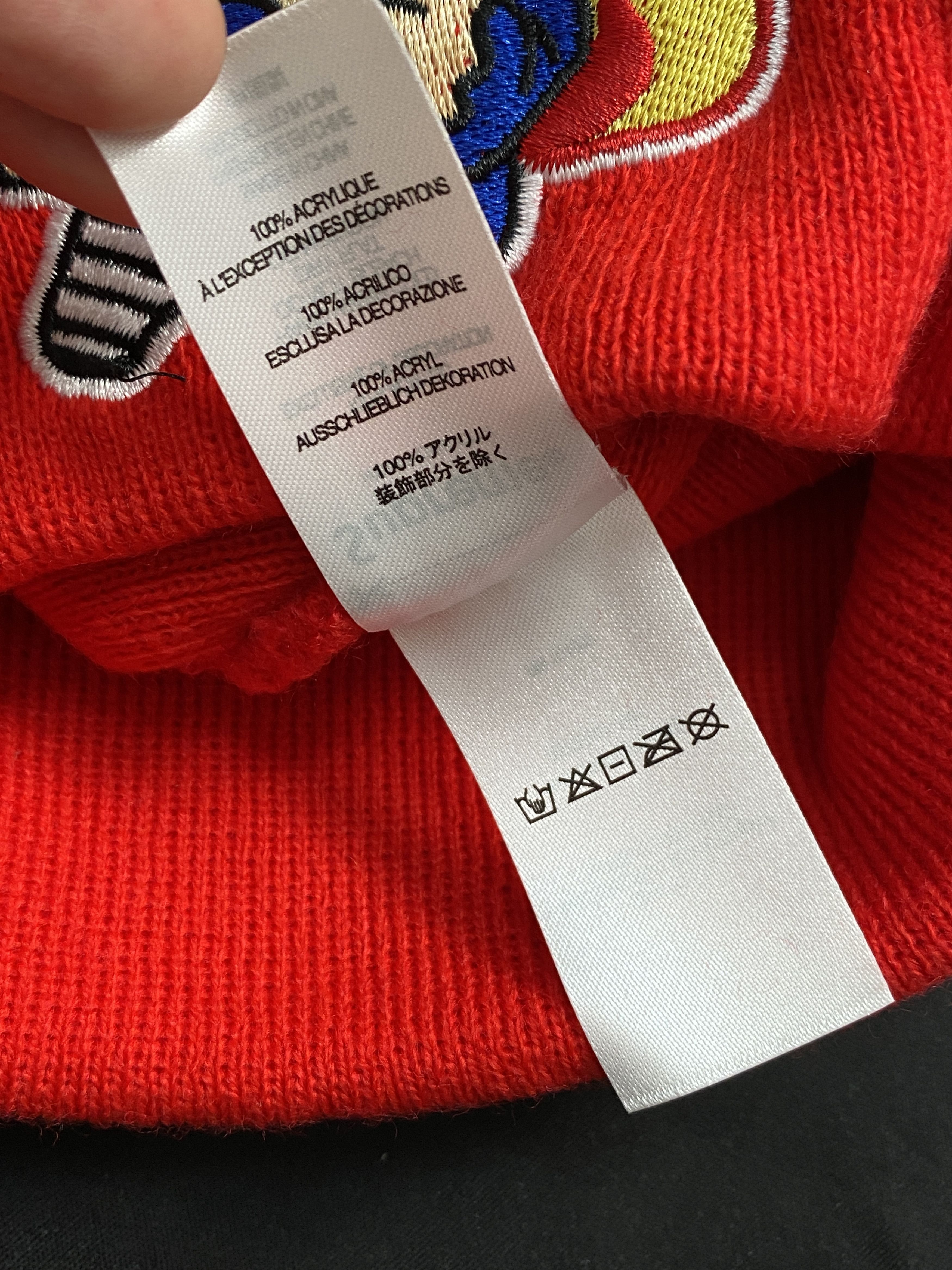 Supreme Rare 22FW Supreme Duck Down Records Red Beanie OS Size ONE SIZE - 7 Thumbnail