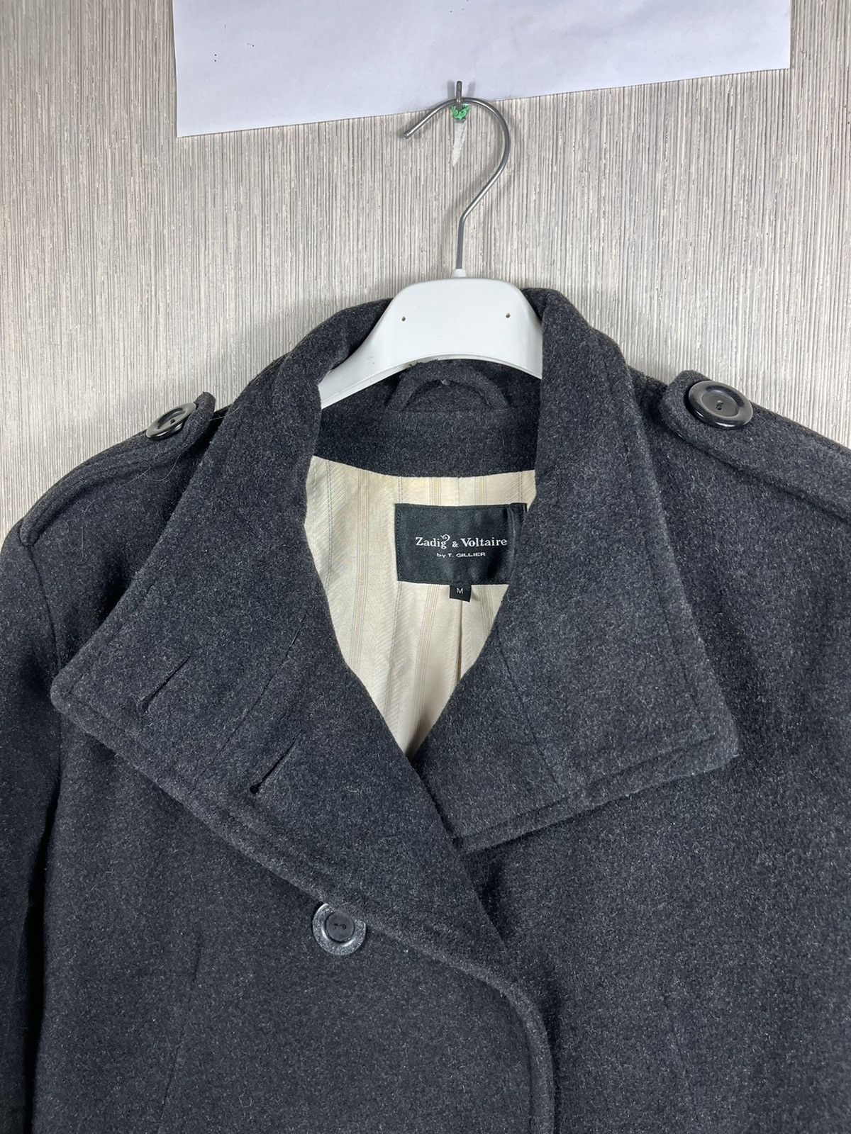 Designer × Zadig & Voltaire Zadig & Voltaire by T. Gillier double-breasted wool coat Size M / US 6-8 / IT 42-44 - 8 Thumbnail