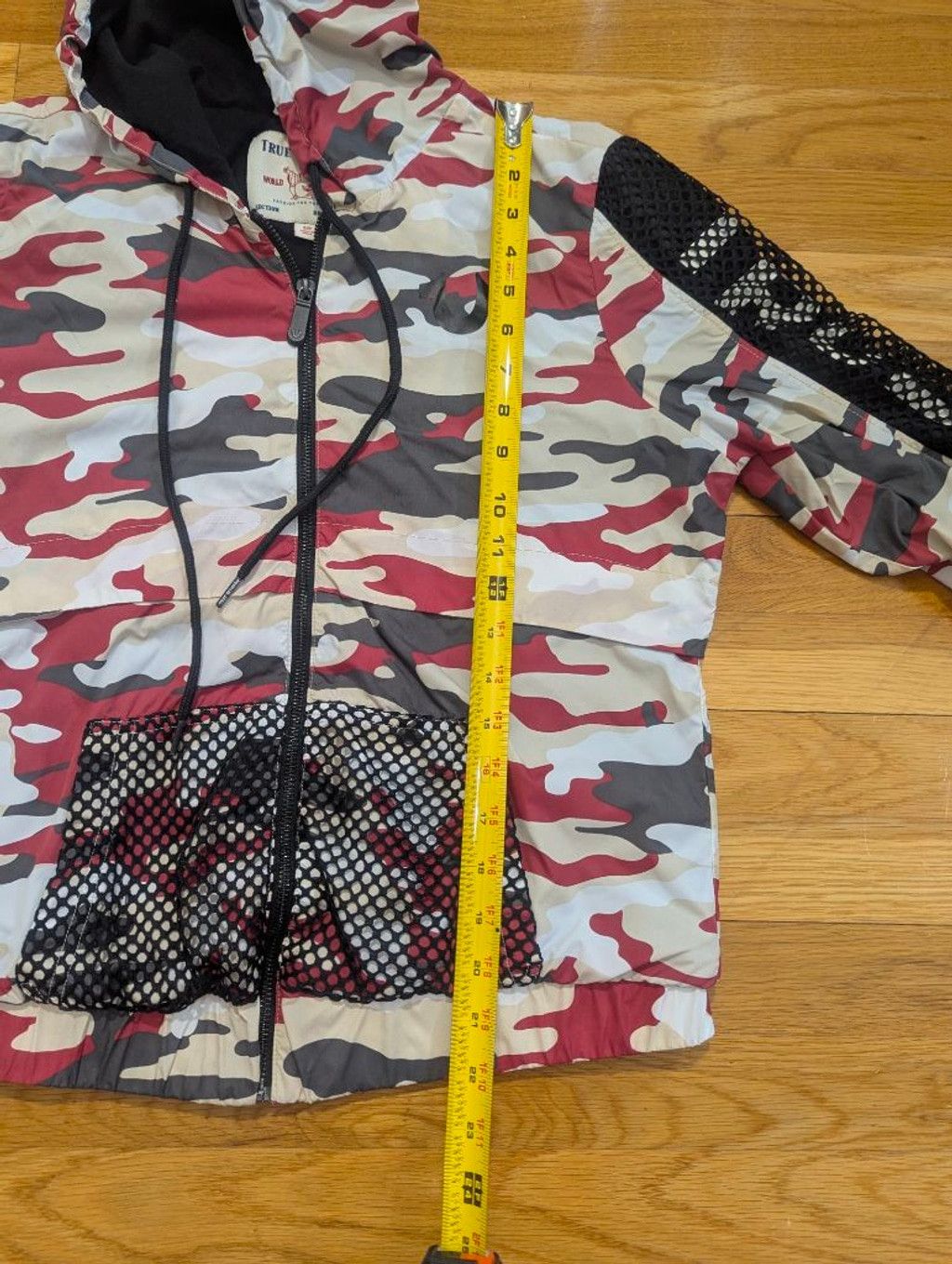 True Religion True Religion Camo + Mesh Red Windbreaker Jacket Small Size S / US 4 / IT 40 - 11 Thumbnail