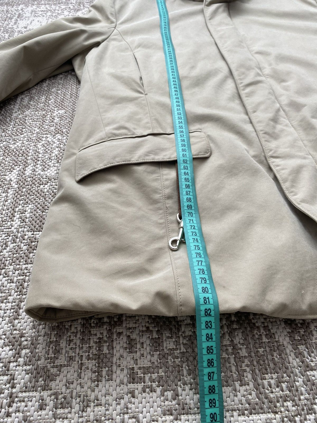 Loro Piana Loro Piana Beige Storm System Car Coat Jacket LuxuryRaincoat Size US XL / EU 56 / 4 - 18 Thumbnail
