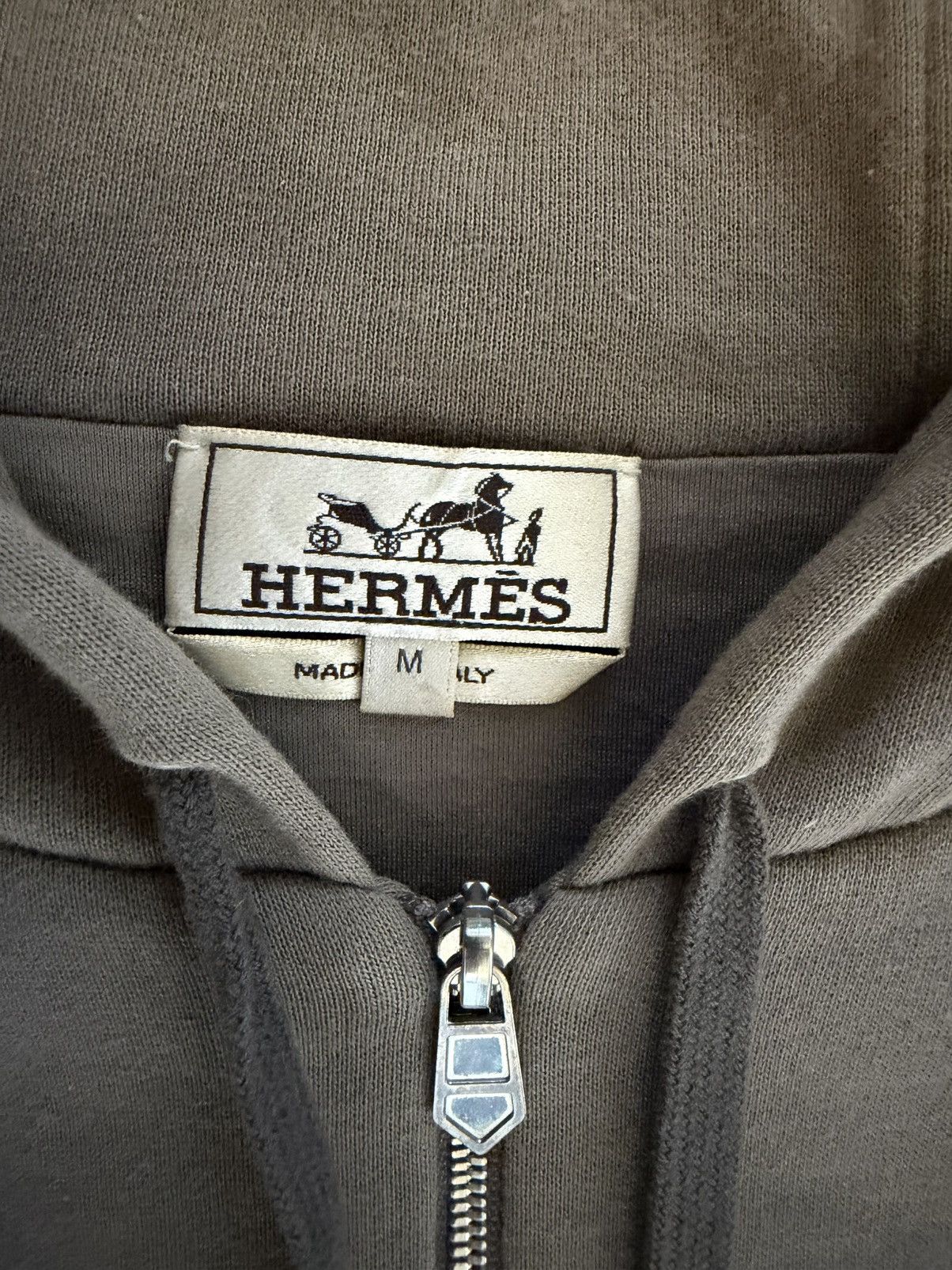 Hermes Hermes Lined Zip-Up Hoodie Size US M / EU 48-50 / 2 - 12 Thumbnail