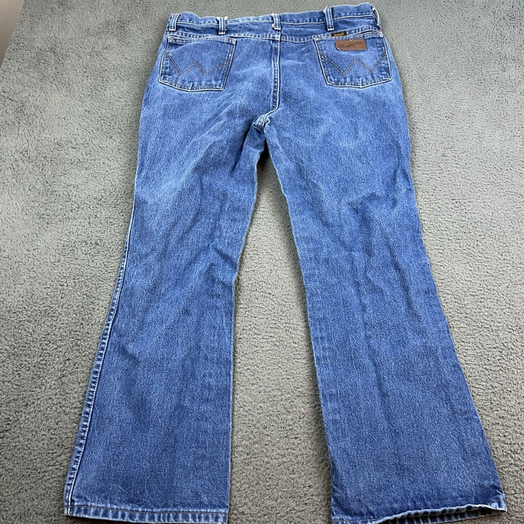 Wrangler VINTAGE Wrangler Jeans Mens 38x30 Blue Denim Straight Leg Cowboy 935NAV Wrangler 935 Jeans Mens 38x30 Blue Denim Jeans Western Cowboys Size US 38 / EU 54 - 4 Thumbnail