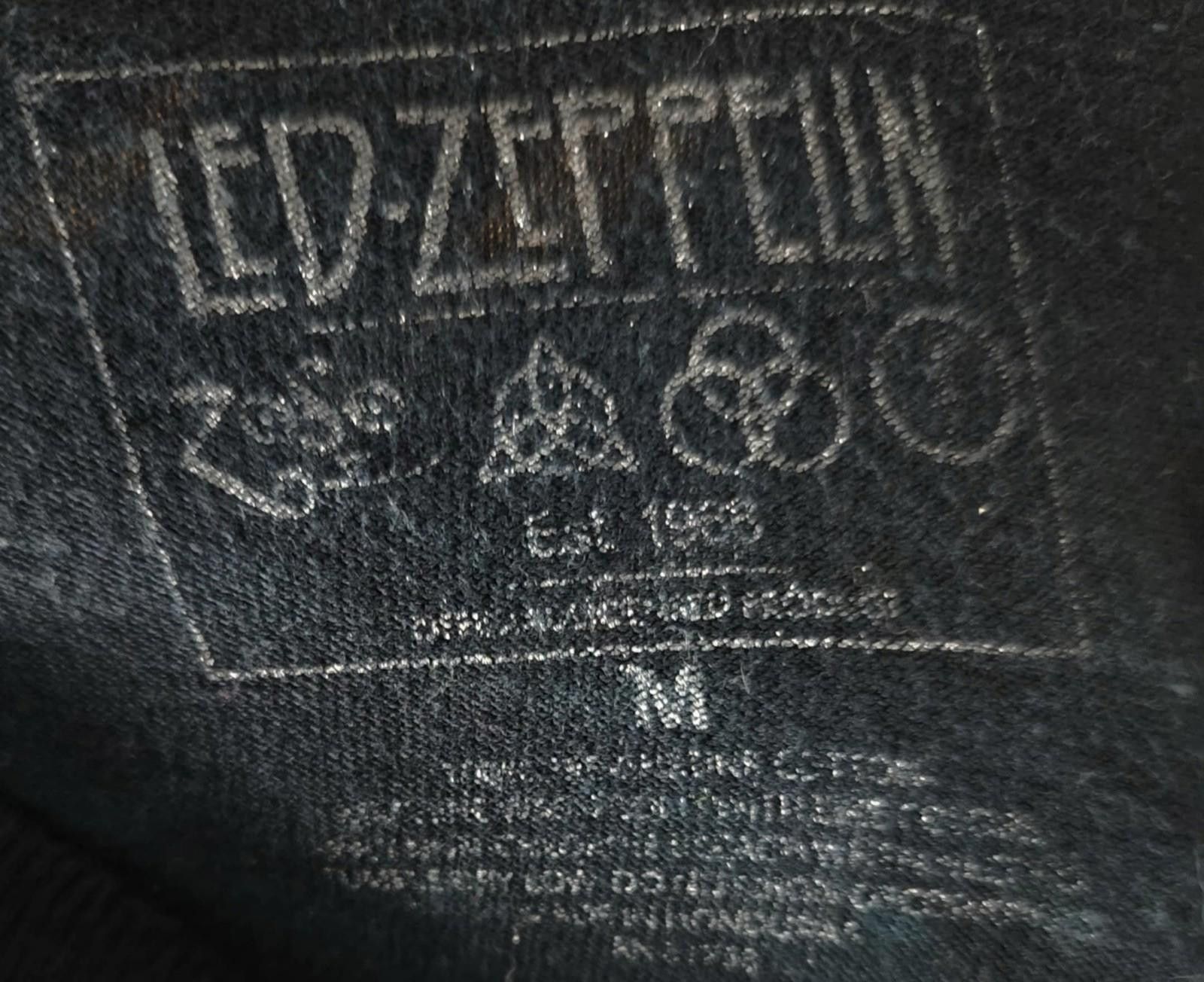 Led Zeppelin Led Zeppelin 1977 Tour Graphic Tie Dye TShirt Size M #3 Size US M / EU 48-50 / 2 - 4 Thumbnail