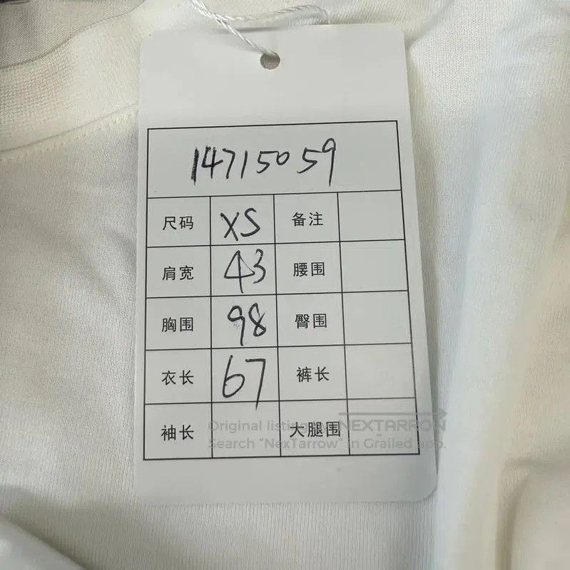 Burberry Burberry Women's XS White Cotton T-Shirt. Size XS / US 0-2 / IT 36-38 - 6 Thumbnail