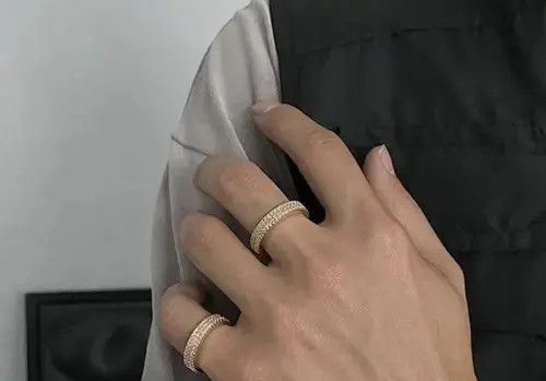 Other Vintage diamond-encrusted rings Size ONE SIZE - 3 Thumbnail