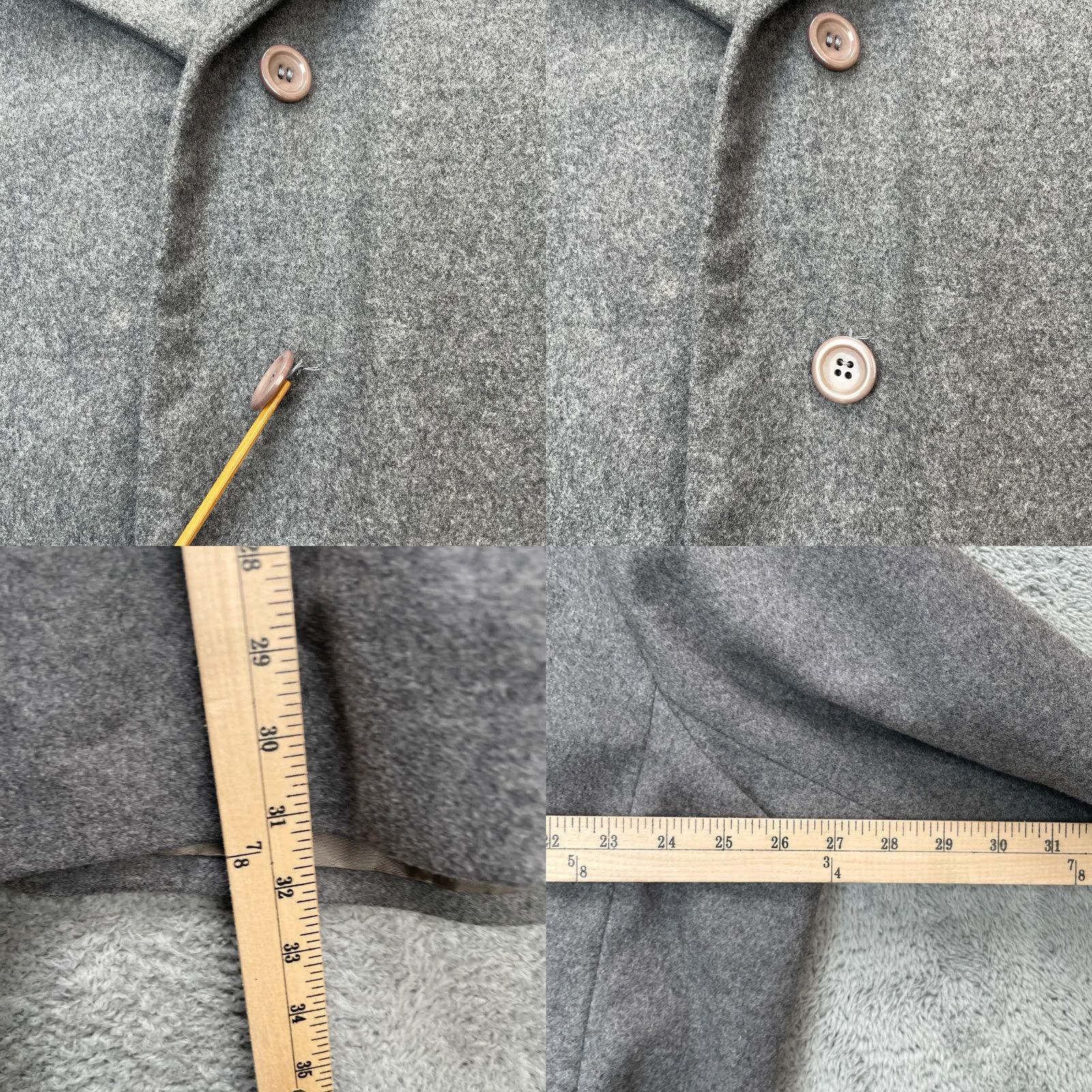 Coldwater Creek Vintage Coldwater Creek Jacket Womens XL Gray Coat Wool Blend Lined Size XL / US 12-14 / IT 48-50 - 8 Thumbnail