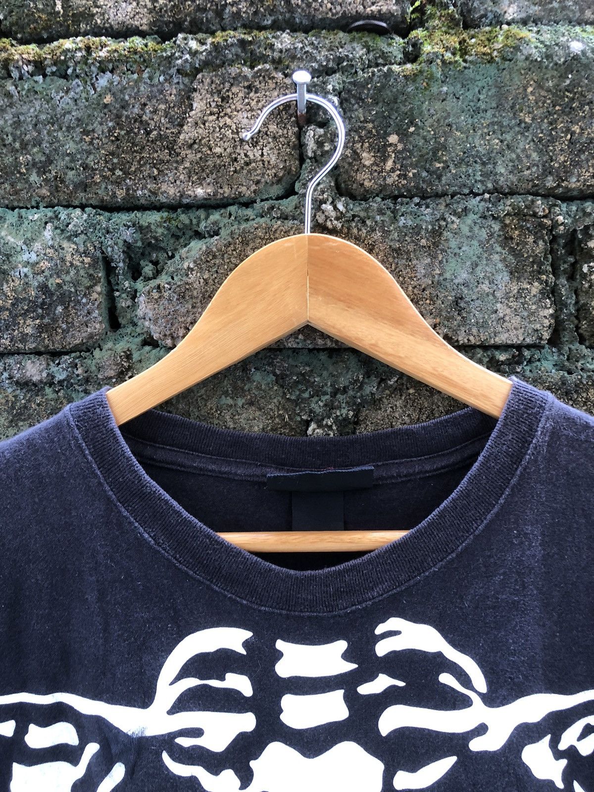 Band Tees × Nirvana × Vintage Vintage Y2K CBGB & OMFUG Home Of Underground Rock Skeleton Size US L / EU 52-54 / 3 - 7 Thumbnail