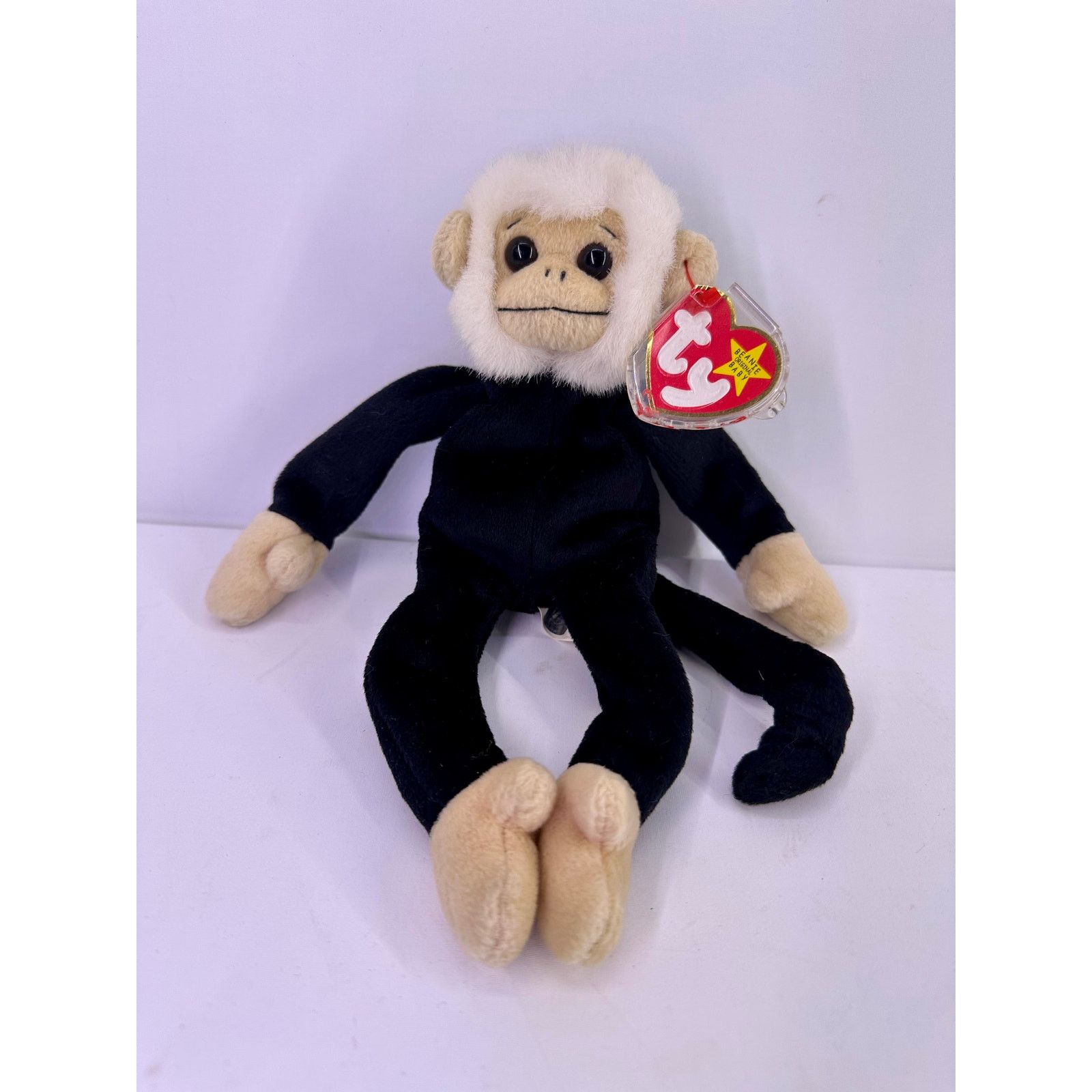 & Other Stories Vintage 1998 Ty Beanie Baby Mooch The Monkey Soft Plushie Size ONE SIZE - 2 Thumbnail