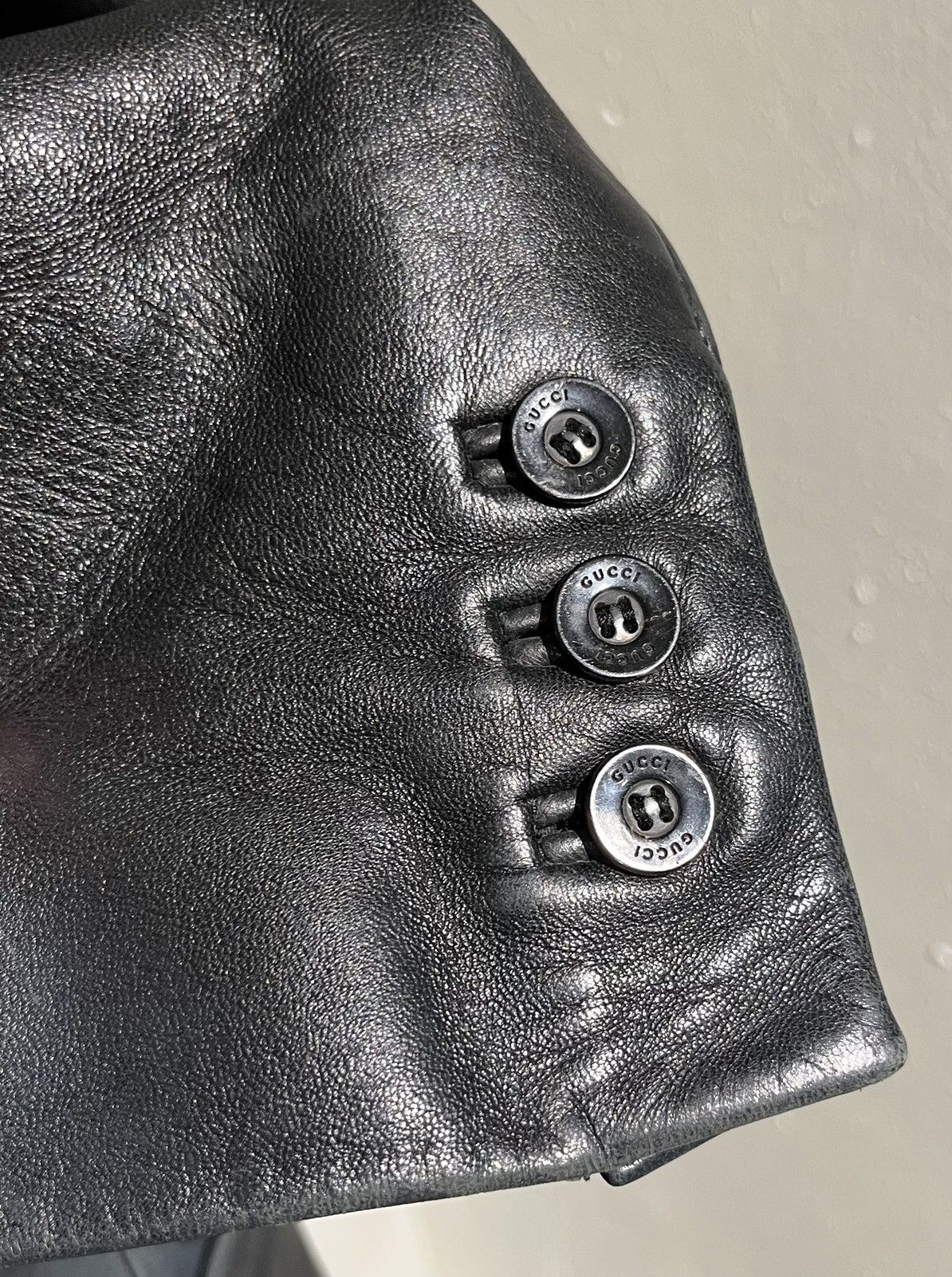 Gucci 1998 Tom Ford Leather Blazer Size M / US 6-8 / IT 42-44 - 9 Thumbnail