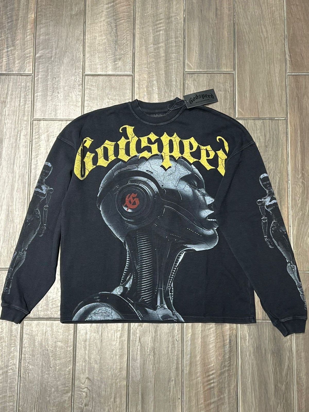 Godspeed GODSPEED Alexa Long Sleeve Thermal Black Wash Size US M / EU 48-50 / 2 - 1 Thumbnail