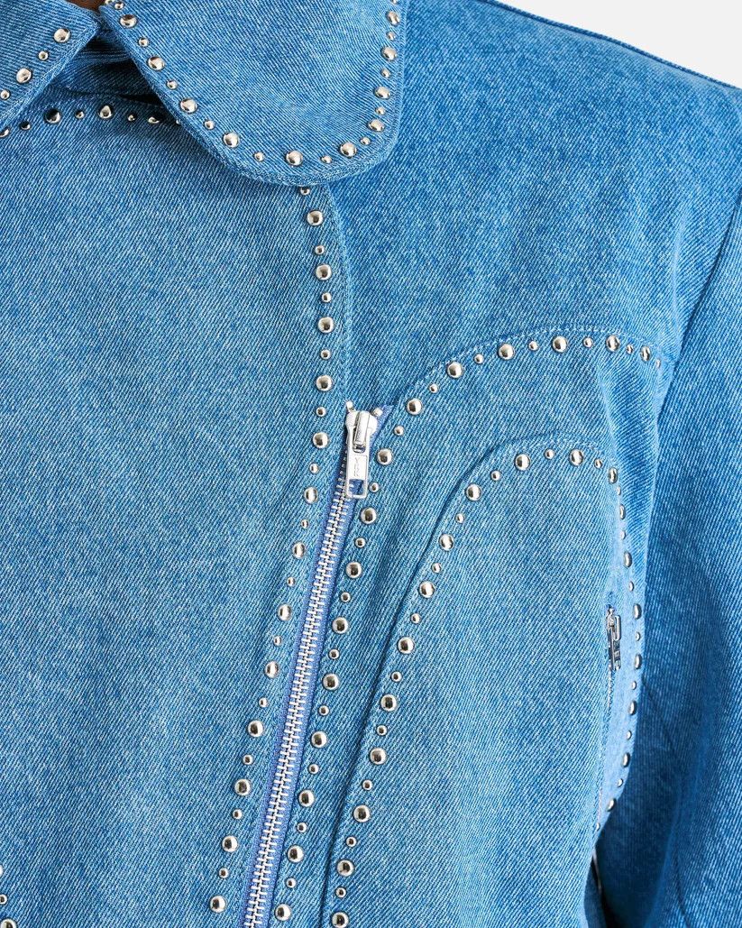 Wales Bonner o1s1v1r1oon0925 Knit Jumper with Tinsel Trim in Light Grey Size US M / EU 48-50 / 2 - 4 Thumbnail