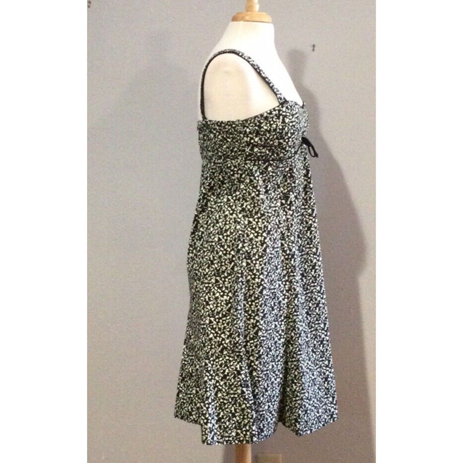 Vintage R&K Originals Black & White A Line Sundress Size 8 Size M / US 6-8 / IT 42-44 - 6 Thumbnail