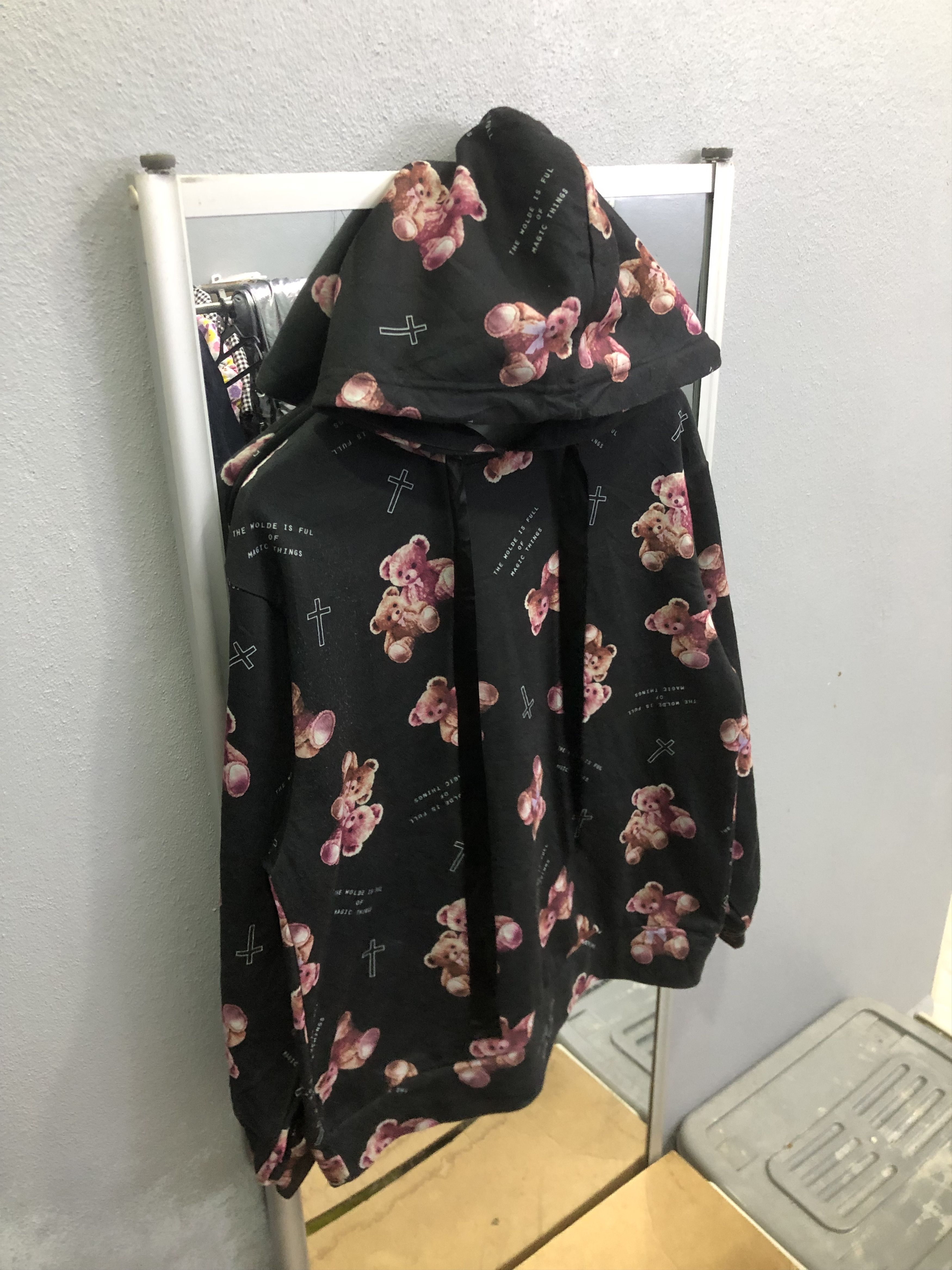 Japanese Brand Chip Clip Teddy Bear All Over Print Hoodie Japan Size M / US 6-8 / IT 42-44 - 3 Thumbnail