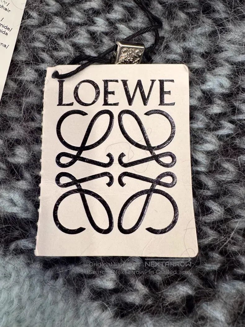 Loewe Loewe Light blue mohair rooster logo long-sleeve sweater Size S / US 4 / IT 40 - 7 Thumbnail