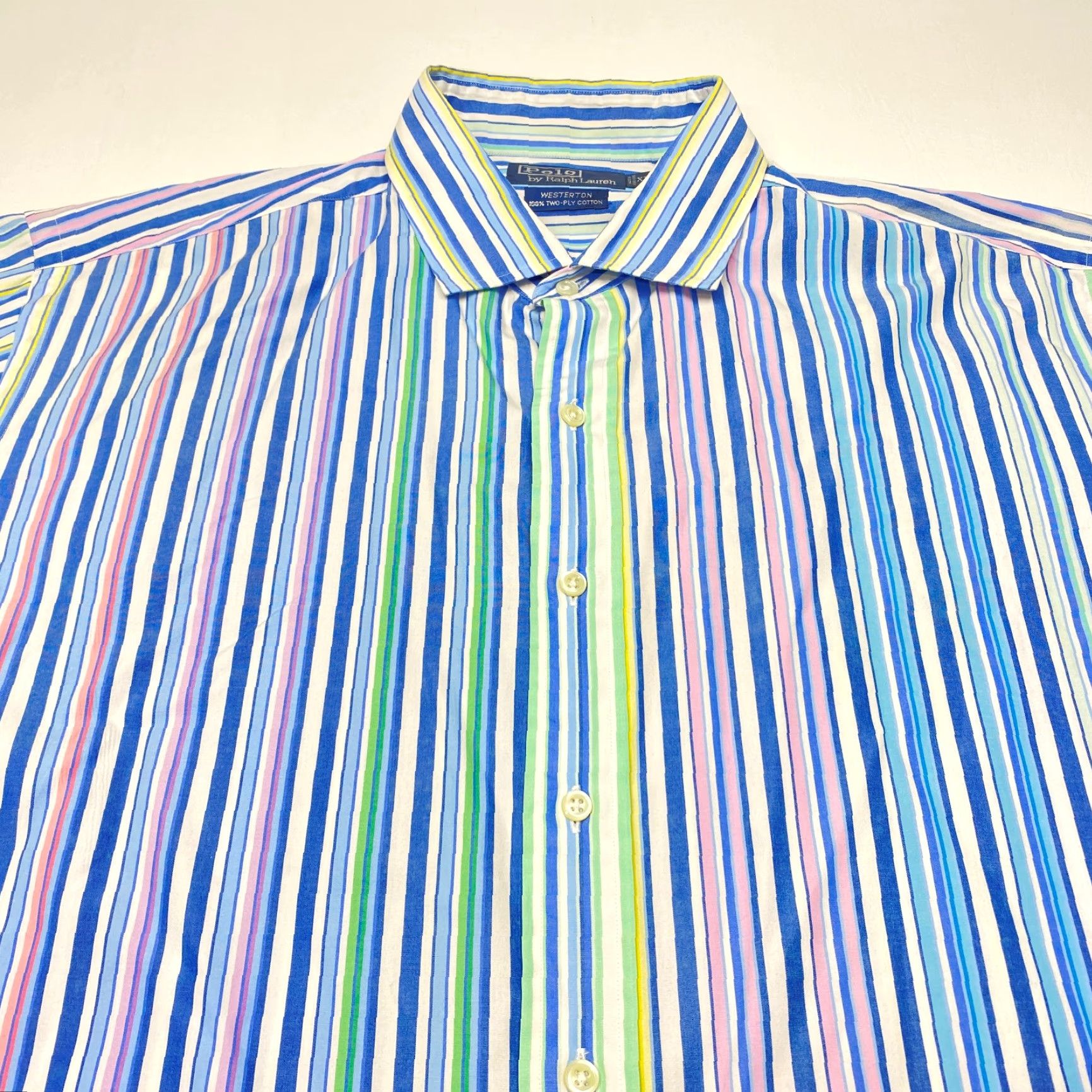 Polo Ralph Lauren Polo Ralph Lauren Westerton Shirt Men's 2XL Striped Long Sleeve Button Up 7884 Size US XXL / EU 58 / 5 - 5 Thumbnail