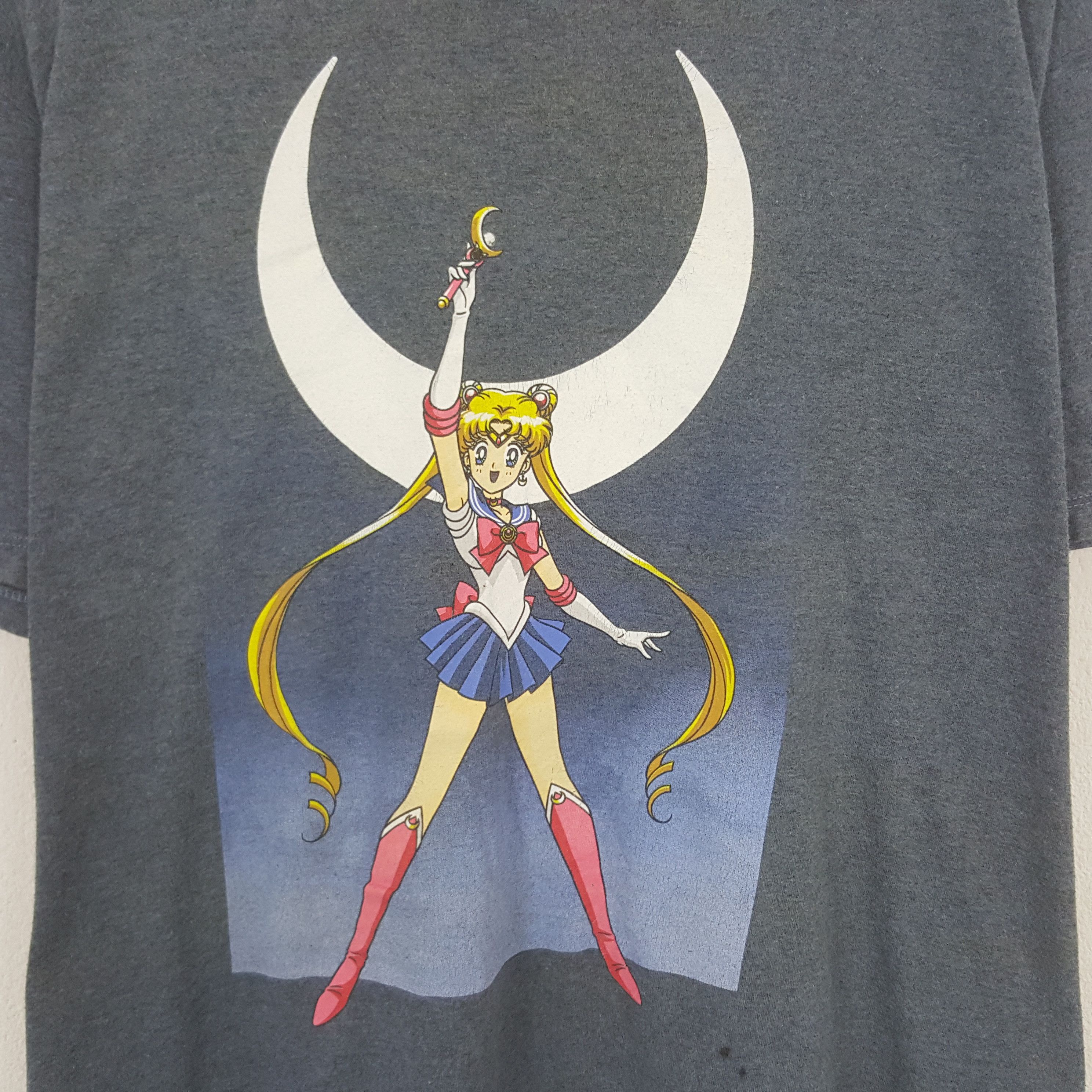 Japanese Brand Vintage Sailor Moon Dark Blue Iconic Japanese Anime Tshirt Size US XXL / EU 58 / 5 - 2 Thumbnail
