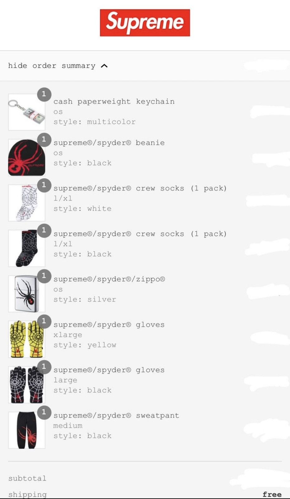 Spyder × Supreme Supreme Spyder Sweatpants Size US 32 / EU 48 - 6 Thumbnail