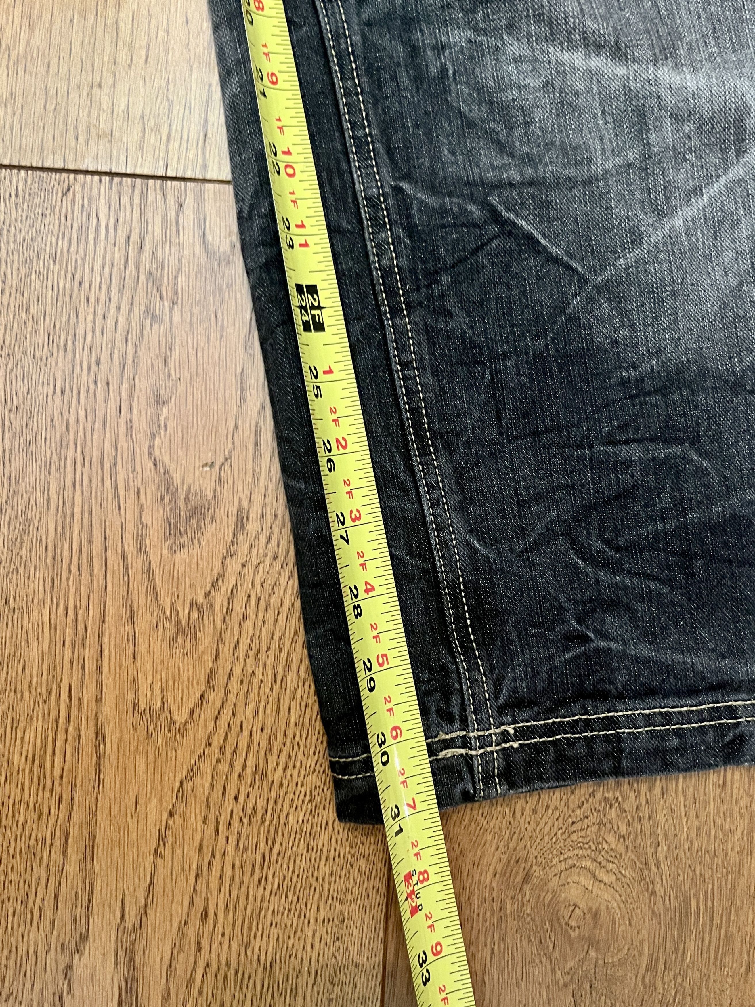 Vintage Vtg GodBody Y2K Wide Leg Baggy Lightning Wash Jeans Size US 34 / EU 50 - 7 Thumbnail