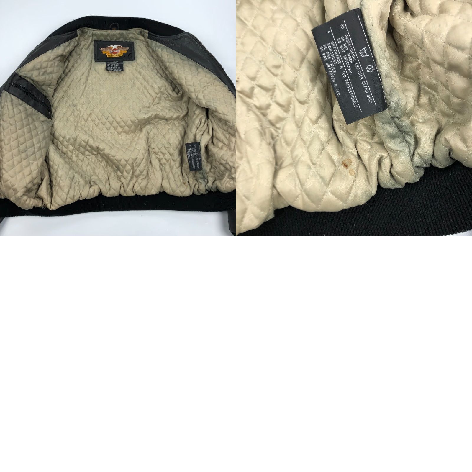 Harley Davidson Harley-Davidson Jacket Mens 2XL Leather Zip Distressed Motorcycle Casual Winter Spring Fall Motorcycle Size US XXL / EU 58 / 5 - 10 Thumbnail