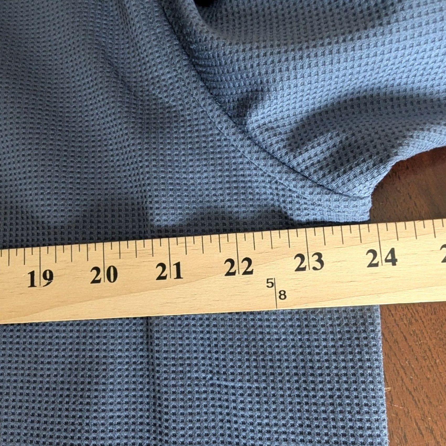 Vintage REI Co-op Mens XL Blue Waffle Knit Long Sleeve Button Up Hiking Shirt Stretch Size US XL / EU 56 / 4 - 6 Thumbnail