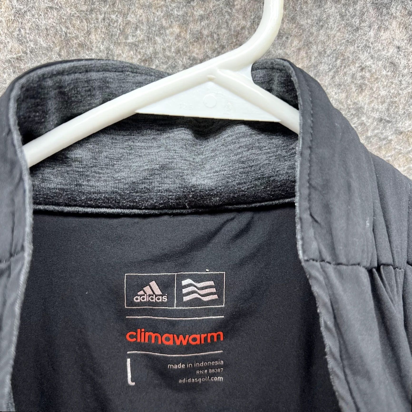 Adidas Adidas Jacket Womens Large Black Quilted Climawarm Full Zip Brooklawn Tour Mixed Jacket Size L / US 10 / IT 46 - 7 Thumbnail