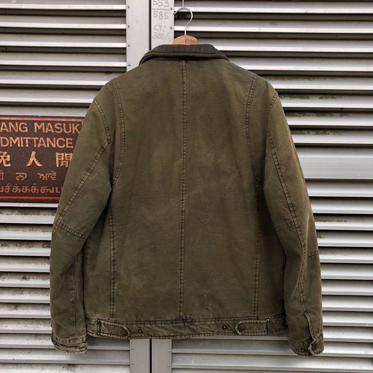 Levi's Vintage Levis Olive Green Army Military Field Trucker Jacket Size US M / EU 48-50 / 2 - 12 Thumbnail