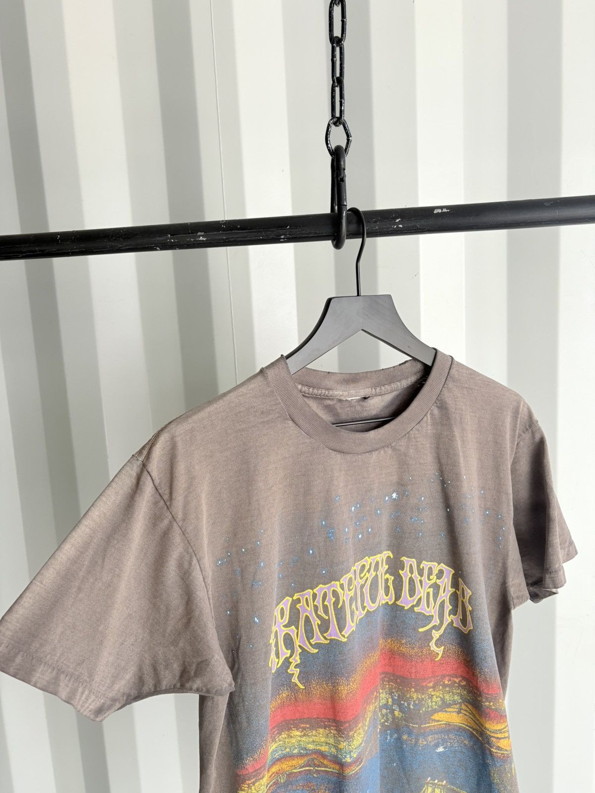 Band Tees Thrashed Grateful Dead Sun Faded Distressed ERD GRUNGE Size US L / EU 52-54 / 3 - 2 Thumbnail