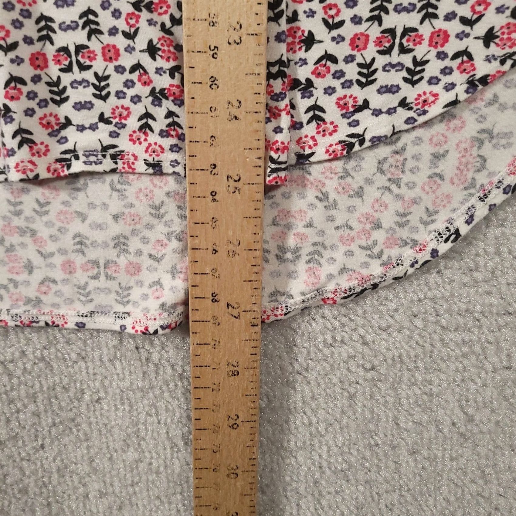 Vintage Tahari Shirt Womens 1X Floral Short Sleeve Pullover Blouse Top Size XL / US 12-14 / IT 48-50 - 6 Thumbnail