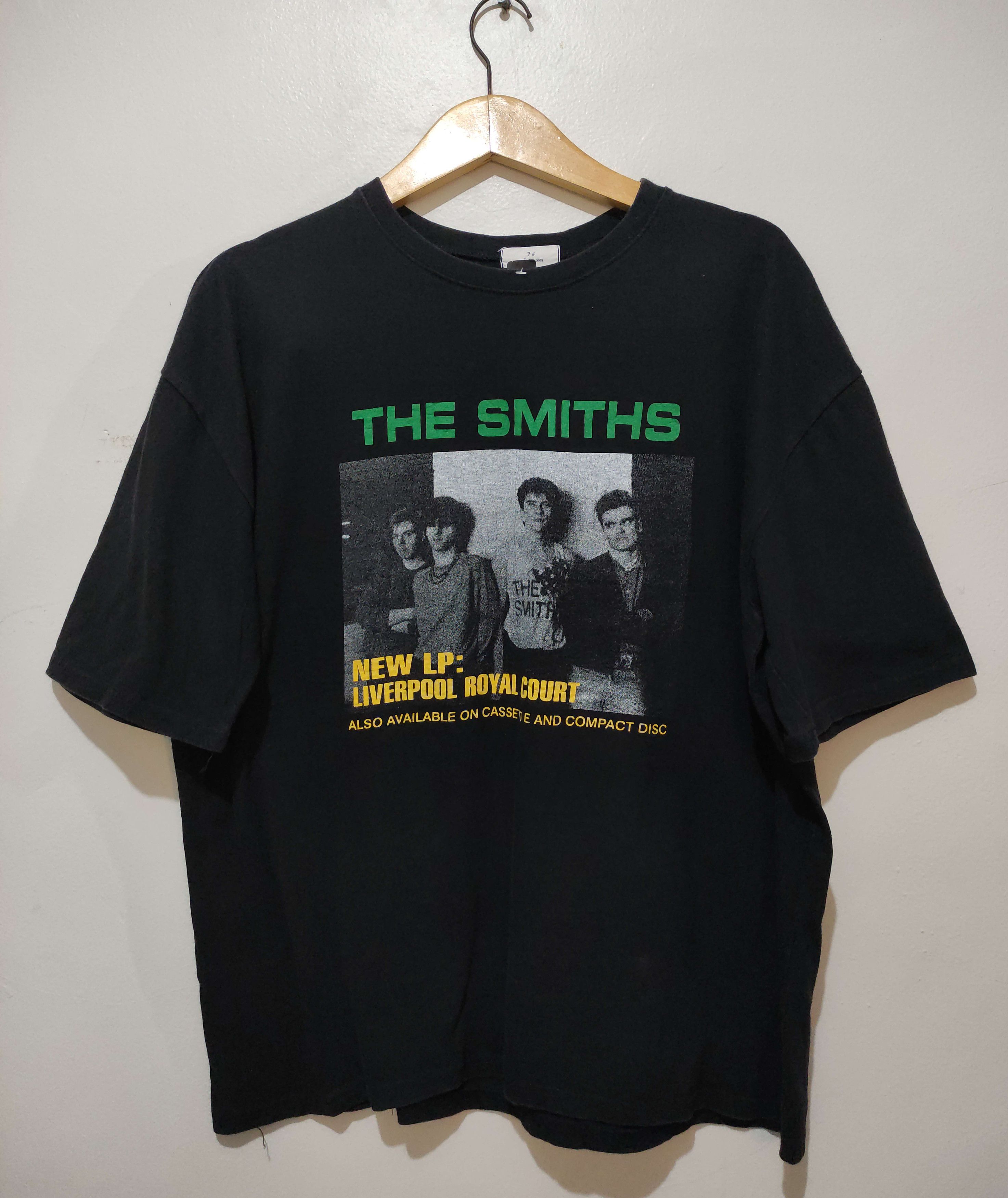 Band Tees The Smiths "New LP" Liverpool Royal Court Promo Tee Size US L / EU 52-54 / 3 - 1 Thumbnail