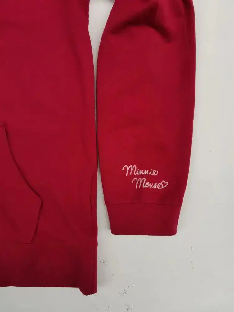 Disney × Mickey Mouse Disney Minnie Mouse Big Logo Zipper Hoodie Sweatshirt Size US L / EU 52-54 / 3 - 6 Thumbnail