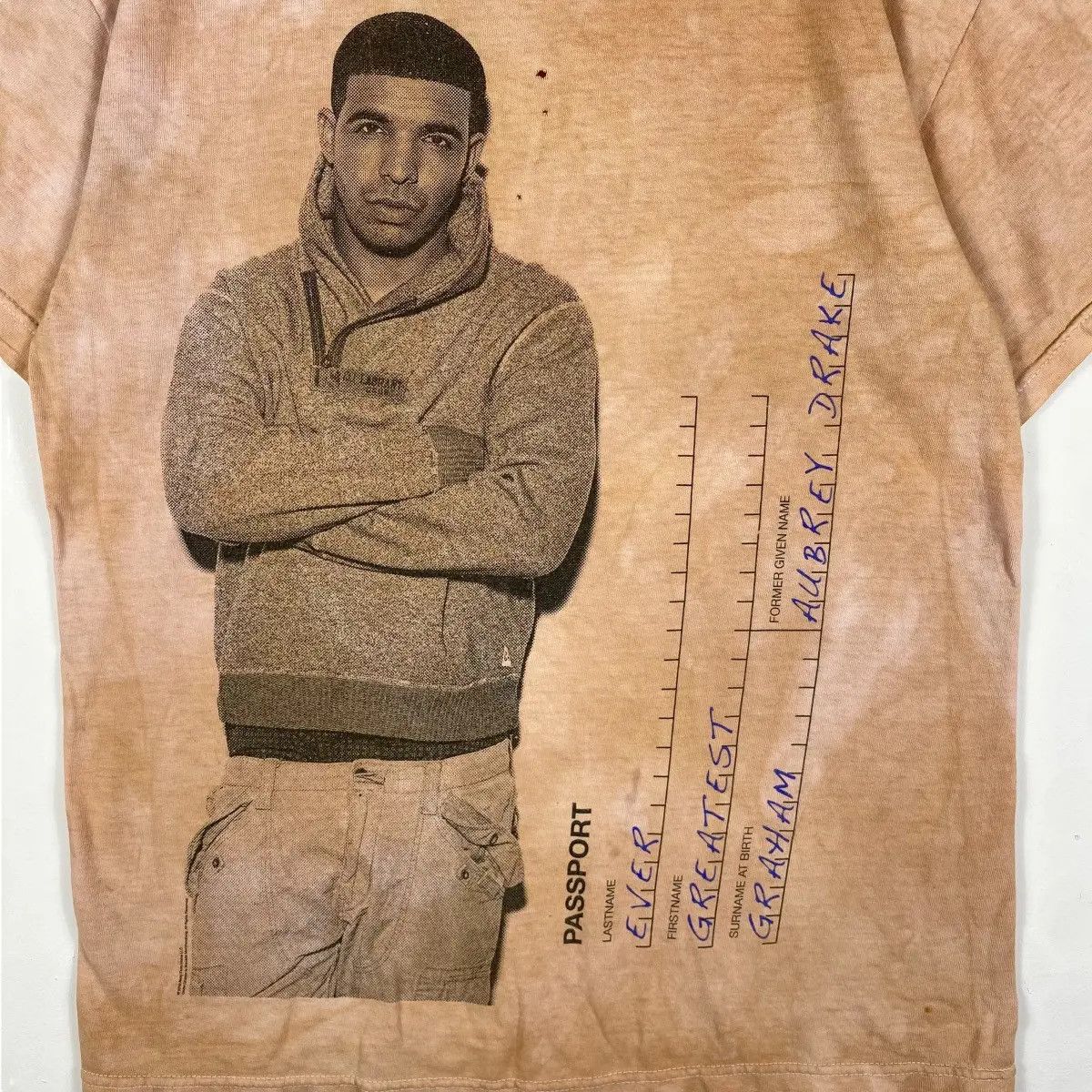 Drake × Rap Tees DRAKE Away From Home Tour Canadian Rapper Tee Shirt Size US M / EU 48-50 / 2 - 2 Thumbnail
