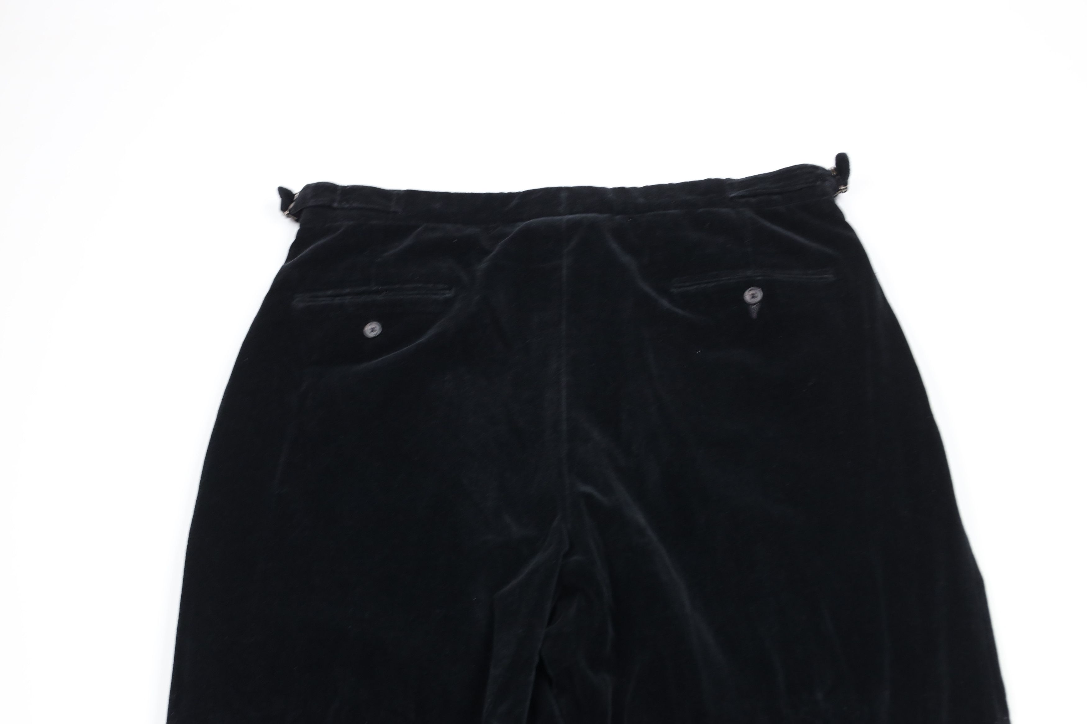 Ralph Lauren × Vintage Vintage 80s 90s Ralph Lauren Wide Leg Velvet Pants USA Size US 34 / EU 50 - 13 Thumbnail