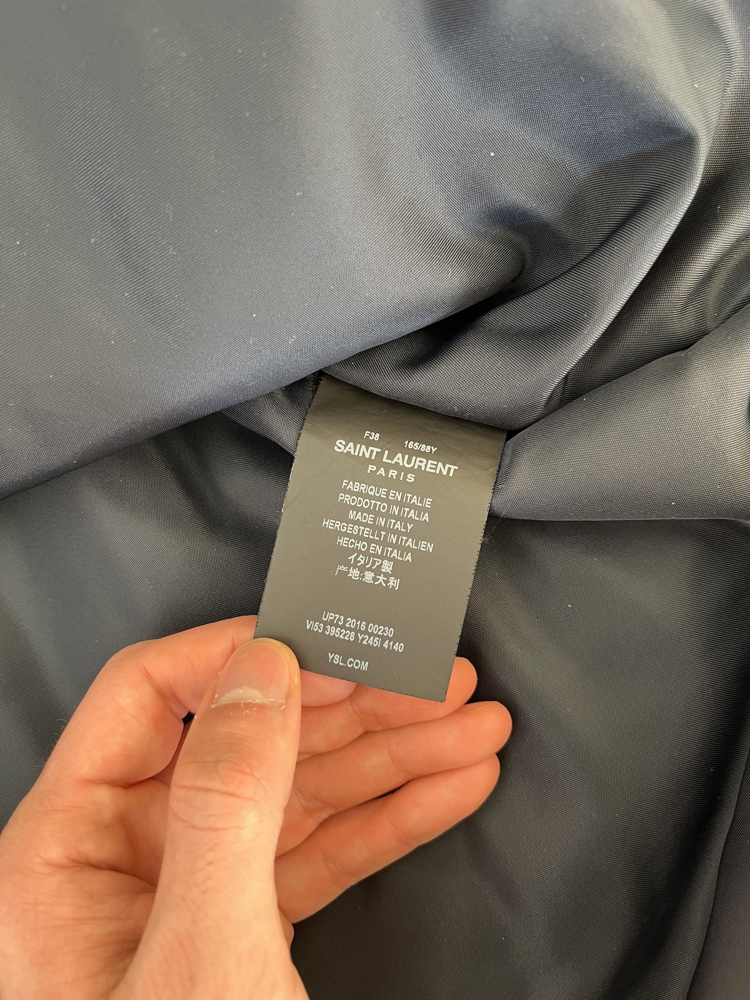 Saint Laurent Paris FW16 Saint Laurent Paris Bomber Jacket Size XS / US 0-2 / IT 36-38 - 4 Thumbnail
