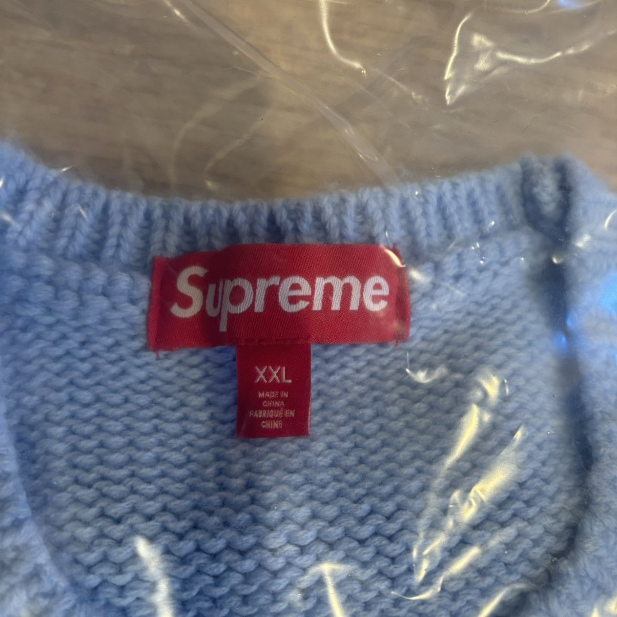 Supreme Supreme Old English Sleeves Sweater Size US XXL / EU 58 / 5 - 3 Thumbnail