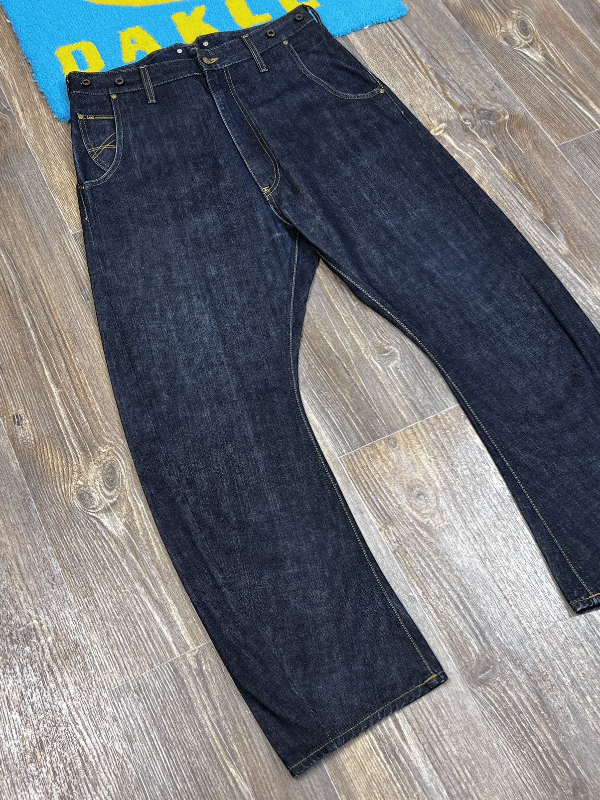 Lee × Vivienne Westwood Vivienne Westwood Lee Parachute Banana Blue Denim Pant Size US 32 / EU 48 - 5 Thumbnail