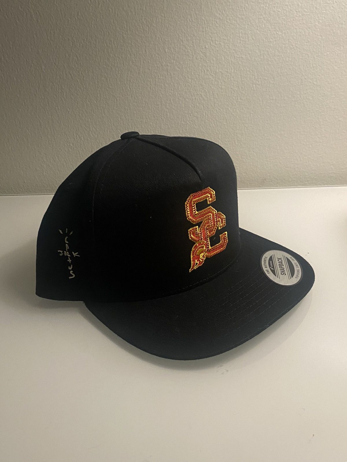 image of Travis Scott X USC Alum Cap in Black, Men's
