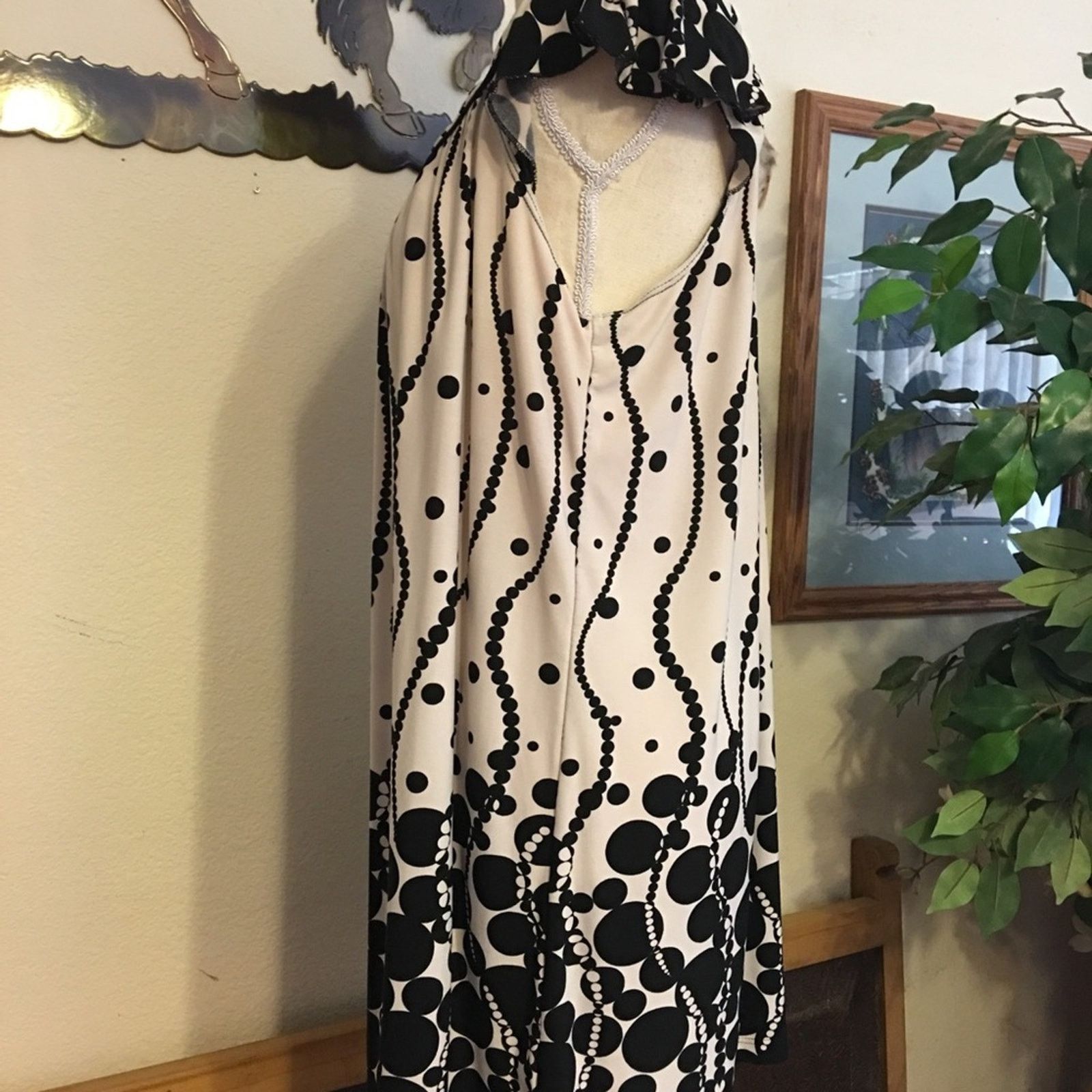 Other Newport black and white polka dot tunic top 1X Size XL / US 12-14 / IT 48-50 - 5 Thumbnail